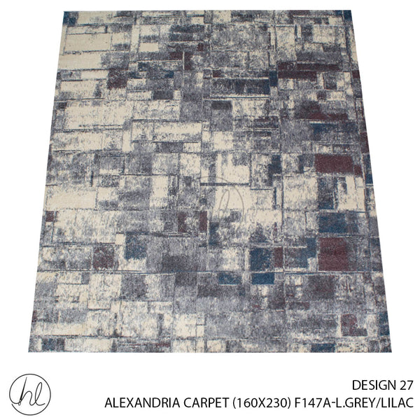 ALEXANDRIA CARPET (160X230) (DESIGN 27) (L.GREY/LILAC)