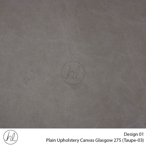 Canvas Glasgow 275 (Design 01) (Taupe) (140cm Wide) Per m