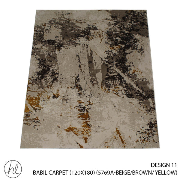 BABIL CARPET (120X180) (DESIGN 11) (BEIGE/BROWN/YELLOW)