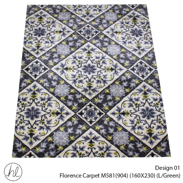 Florence Carpet  (160X230) M581 (904)  (Light Green)