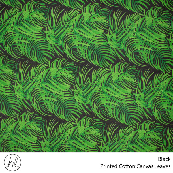 C/D Cotton Canvas Prt Leaves