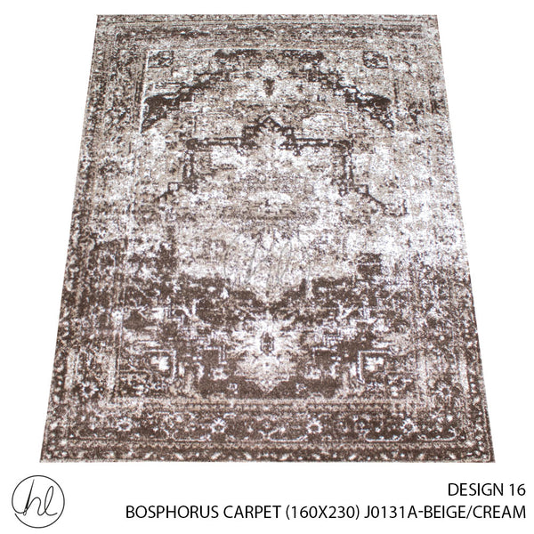 Bosphorus Carpet (160X230) (Design 16) (Beige/Cream)