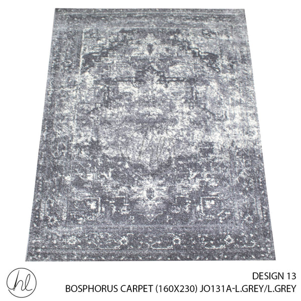 Bosphorus Carpet (160X230) (Design 13) (Grey/Light Grey)