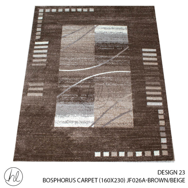 Bosphorus Carpet (160X230) (Design 23) (Brown/Beige)