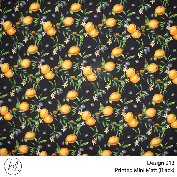 Mini Mat Prt Lemon/Olives