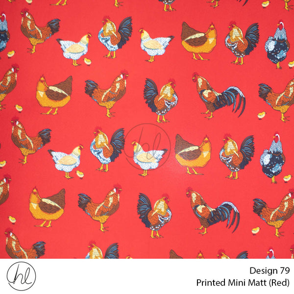 C/D Mini Mat Prt Chicken/Chick