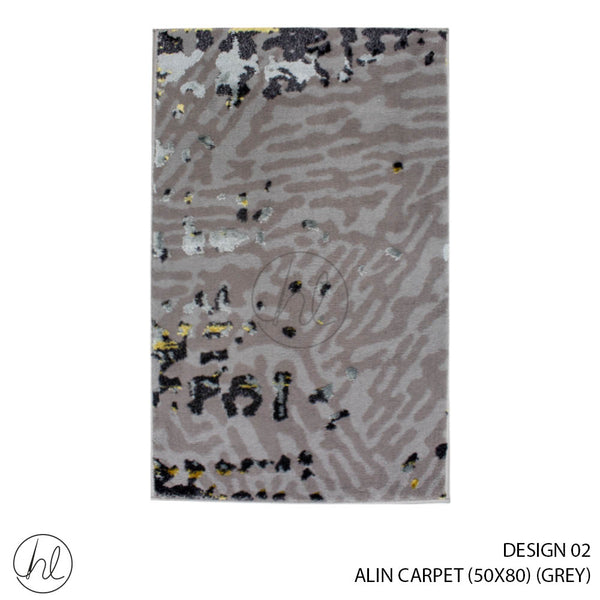 ALIN CARPET (50X80) (DESIGN 02) (GREY)