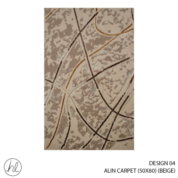 ALIN CARPET (50X80) (DESIGN 04) (BEIGE)