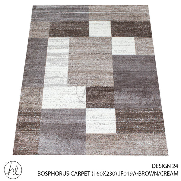 Bosphorus Carpet (160X230) (Design 24) (Brown/Cream)