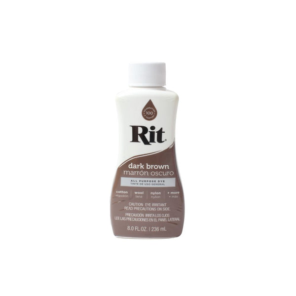 DYE RIT ALL PURPOSE  D/BROWN FREE 1