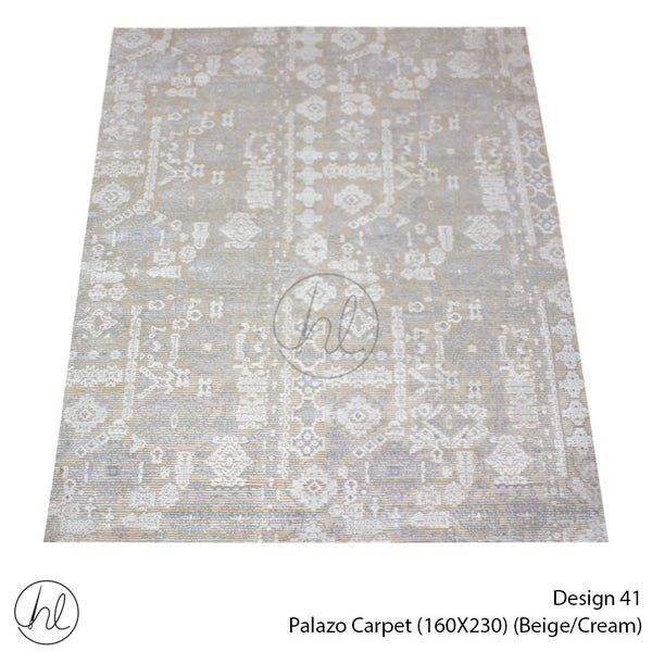 PALAZZO CARPET (160X230) (DESIGN 41) (Beige/Cream)