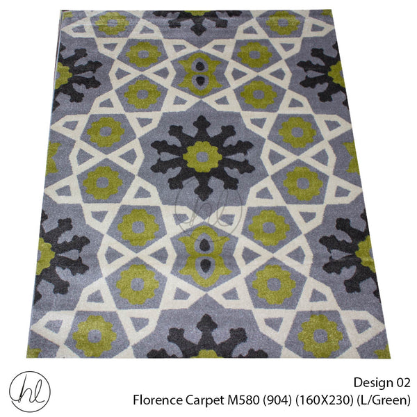 Florence Carpet  (160X230) M580 (904) (Light Green)