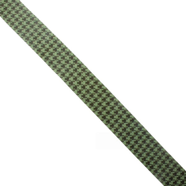 RIBBON 2 TONE FANCY 40MM H8  BLK/EMERALD FREE 1
