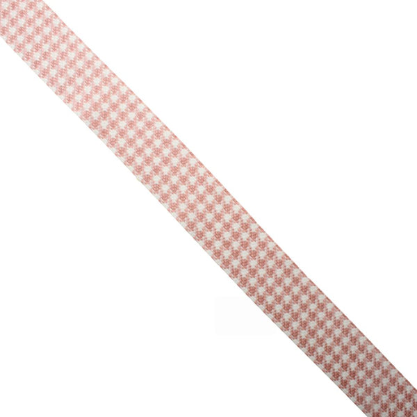 RIBBON 2 TONE FANCY 40MM H8  WHT/PEACH FREE 1