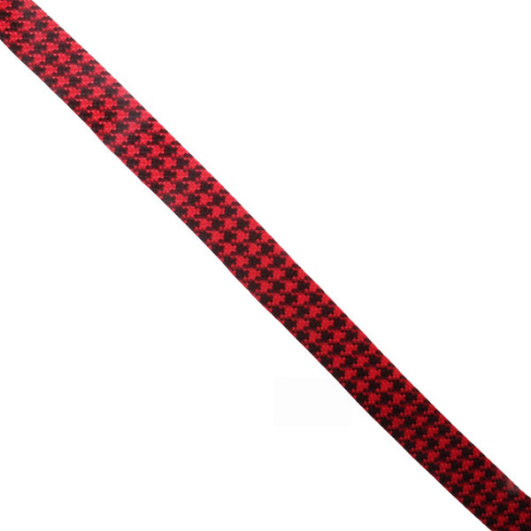 RIBBON 2 TONE FANCY 25MM H8  BLK/RED FREE 1