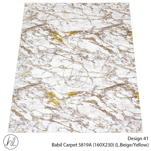 Babil Carpet (160X230) (Design 41) (Light Beige/Yellow)