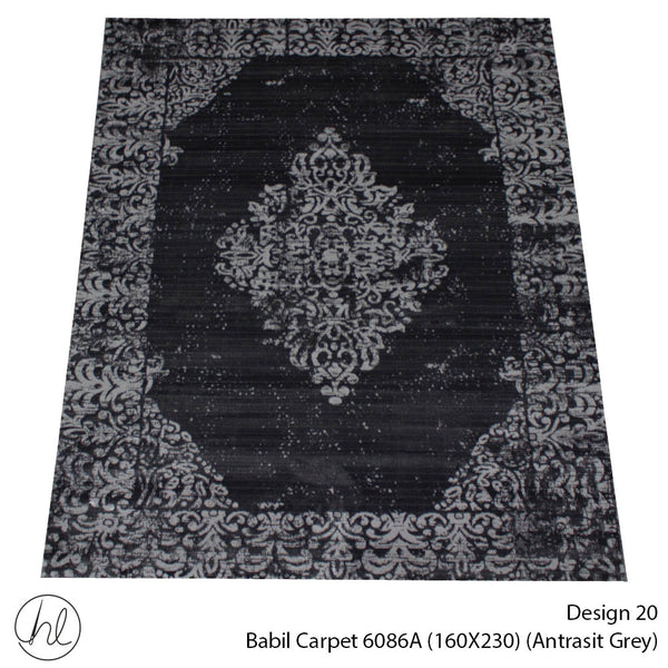 Babil Carpet (160X230) (Design 20) (Antrasit Grey)