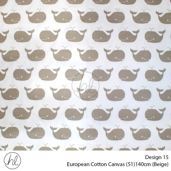 Cotton Canvas Whale 51