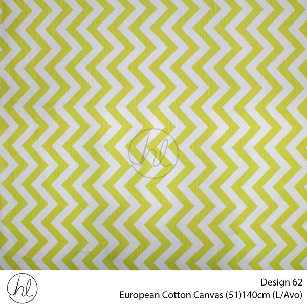 Cotton Canvas Zig Zag