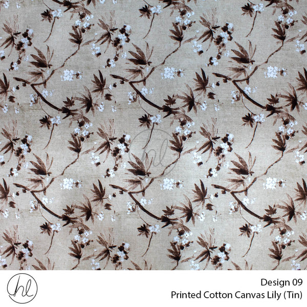 Cotton Canvas Prt Lily