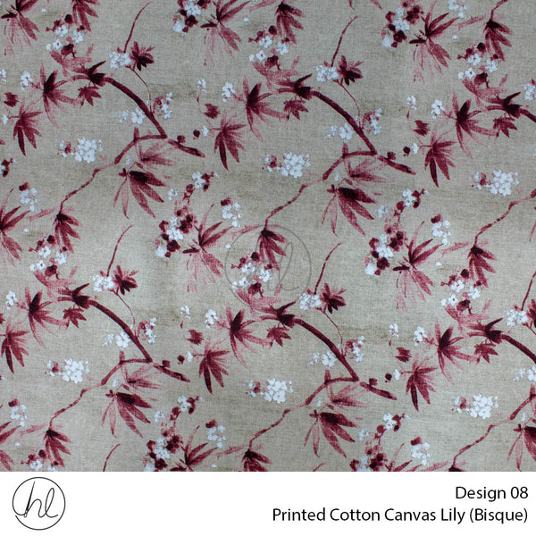 Cotton Canvas Prt Lily