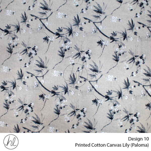 Cotton Canvas Prt Lily