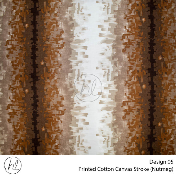 Cotton Canvas Prt Stroke