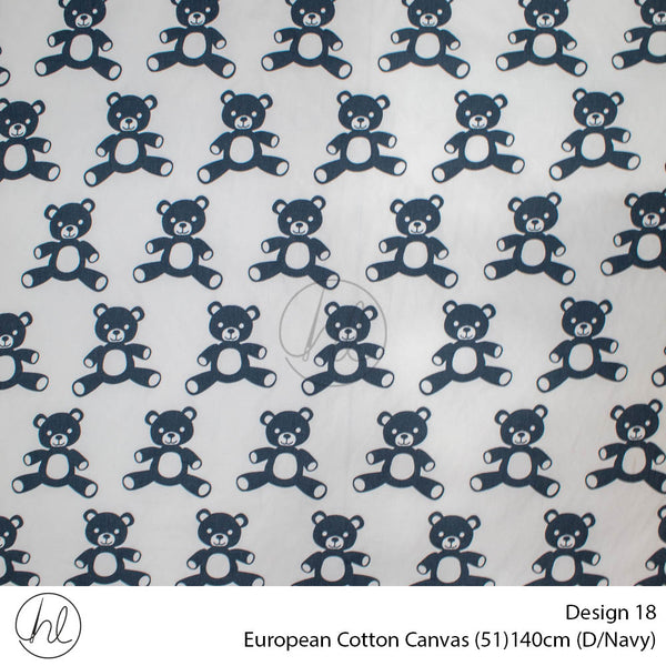 Cotton Canvas Bears 51