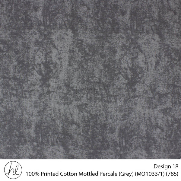 100% Cotton Prt Mottled Percale