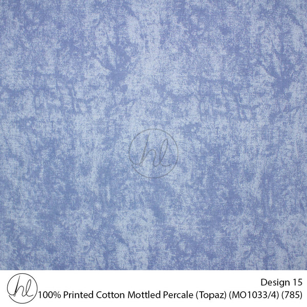 100% Cotton Prt Mottled Percale