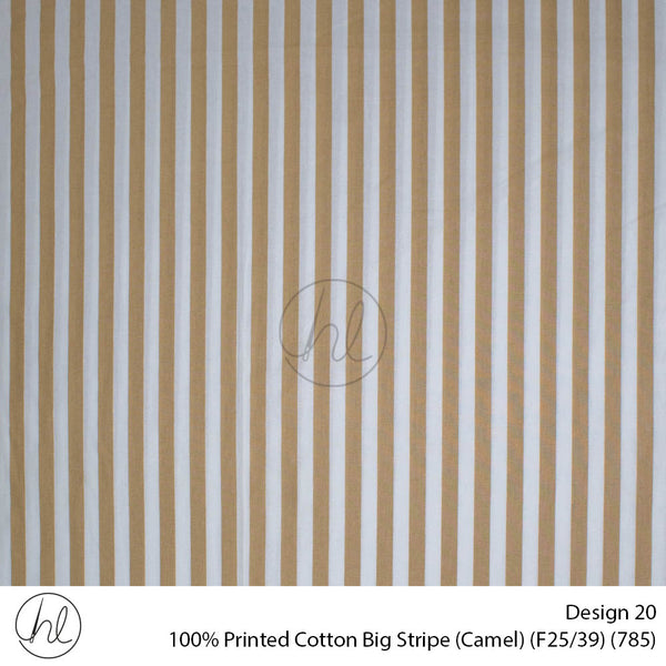 100% Cotton Prt Big Stripe