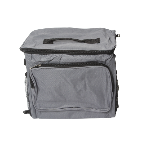 LUNCH BAG WITH SIDE POCKET  GREY FREE 1