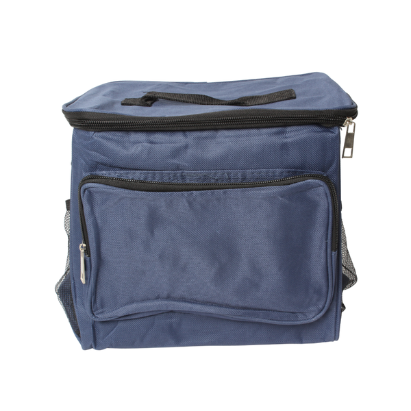 LUNCH BAG WITH SIDE POCKET  NAVY FREE 1