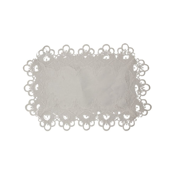 DOILY  WHITE 1 30X45 FREE