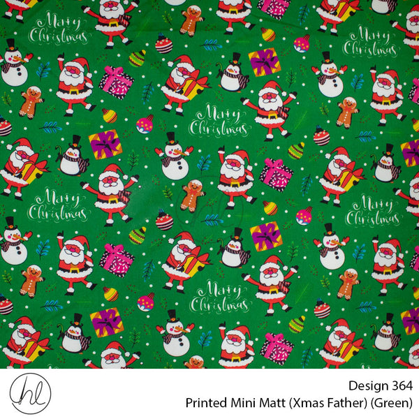 Mini Mat Prt Xmas Father