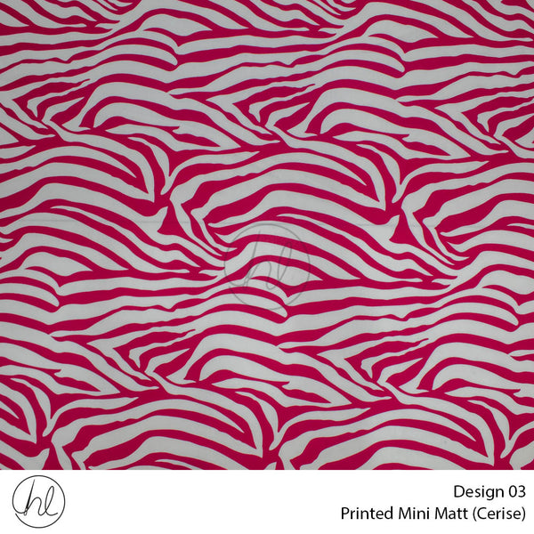 Mini Mat Prt Small Zebra