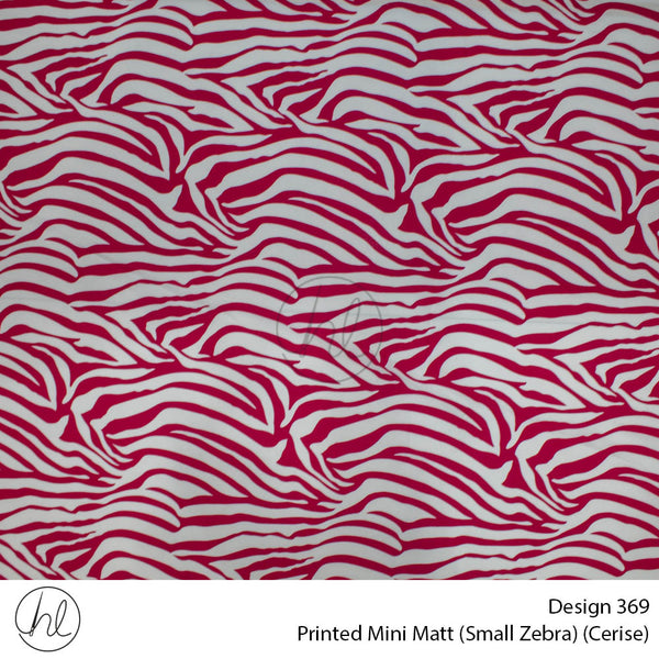 Mini Mat Prt Small Zebra