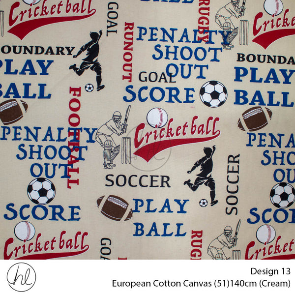 Printed Cotton Soccer