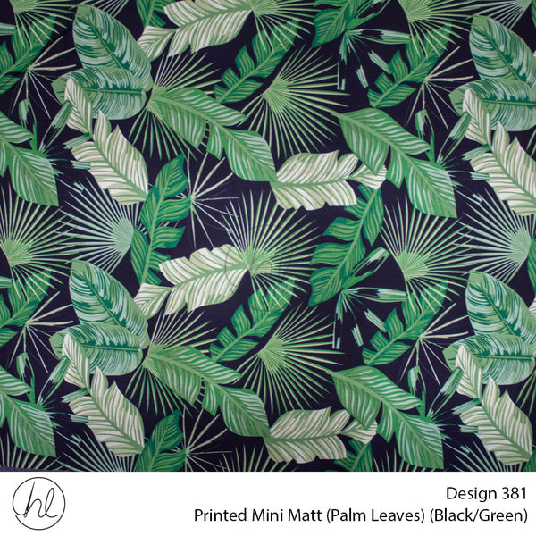 Mini Mat Prt Palm Leaves