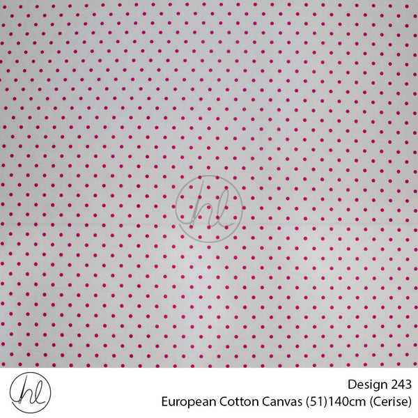 Prt Canvas Polka Dots