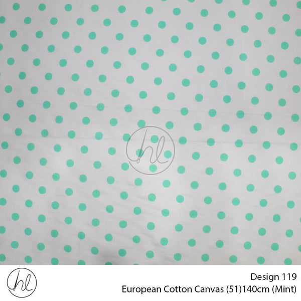 Prt Cotton Polka Dot Med