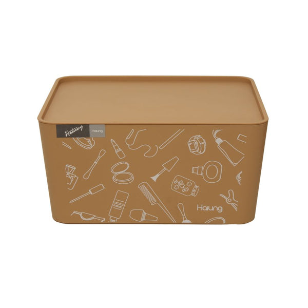 STORAGE BOX MED BROWN
