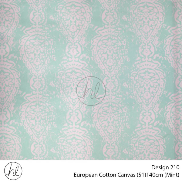 Prt Linen Ornate Pattern