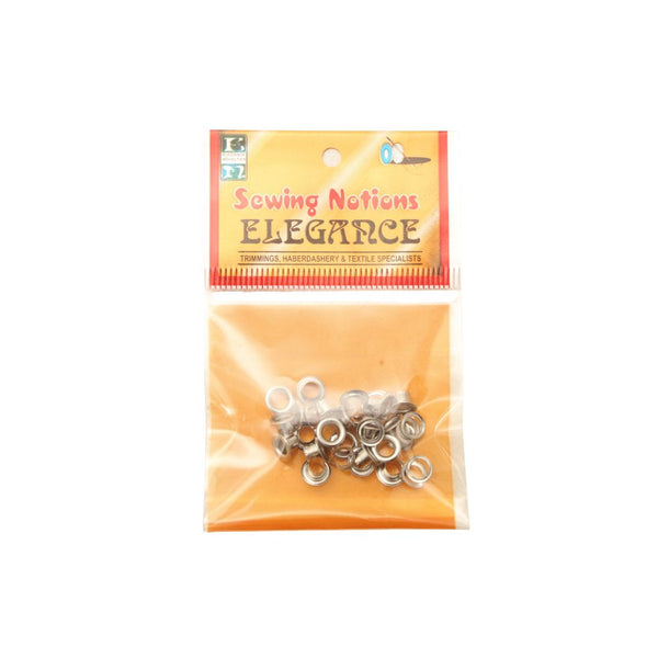 EYELETS + WASHER 4MM SILVER 047-182