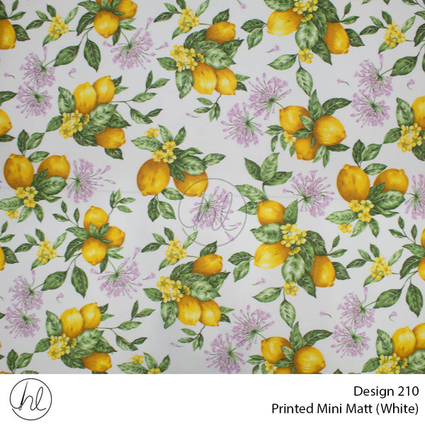 C/D Mini Mat Prt Lemon & Flower