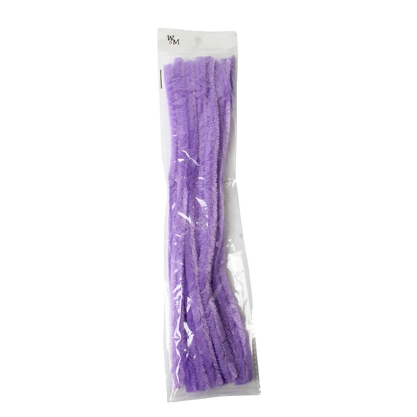 CHENILLE STICKS 10IN 12MM  LILAC CB05