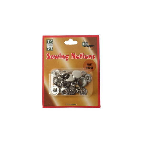 FASTENERS A/B/P 12.5MM SILVER FREE