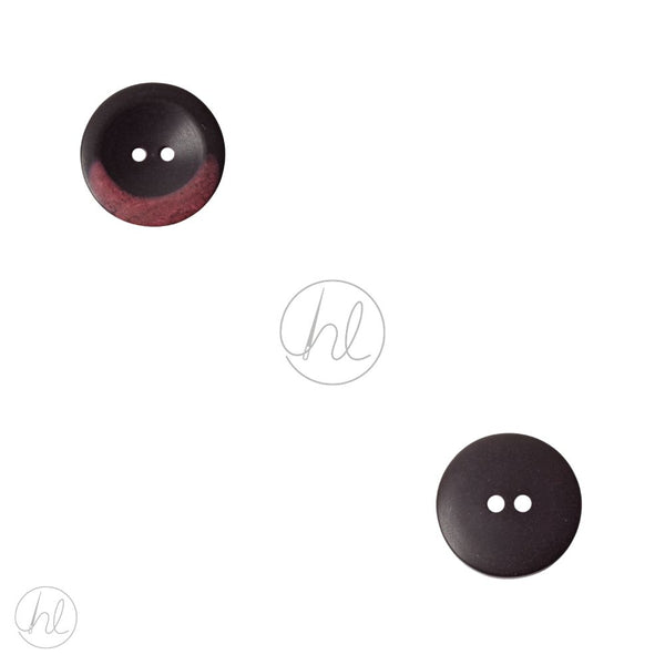 BUTTONS FANCY 2 TONE 36INCH BLK/MAROON FREE