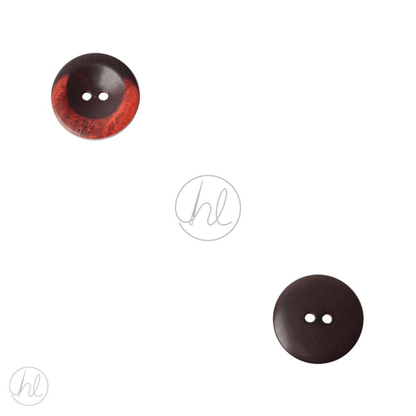 BUTTONS FANCY 2 TONE 36INCH BLK/RED FREE