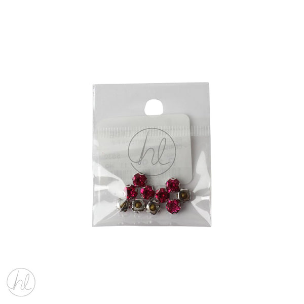 BEADS DIAMANTE 10 P/P CERISE FREE